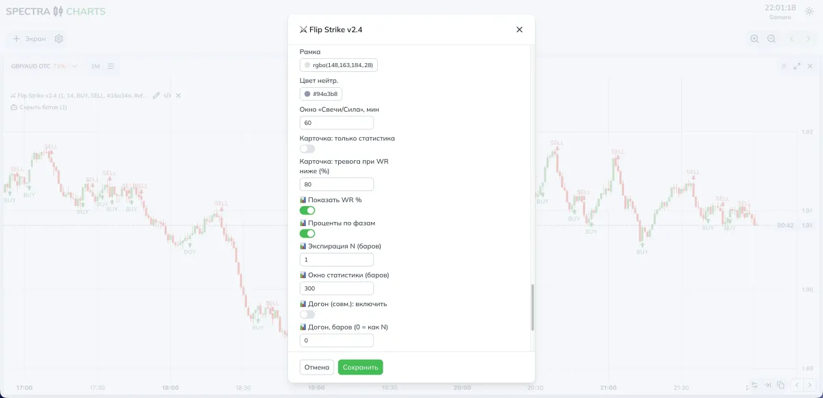 Bot parameters
