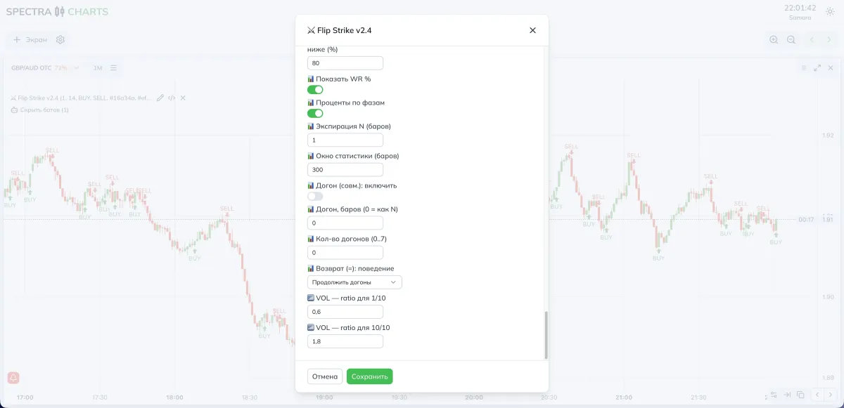Bot parameters