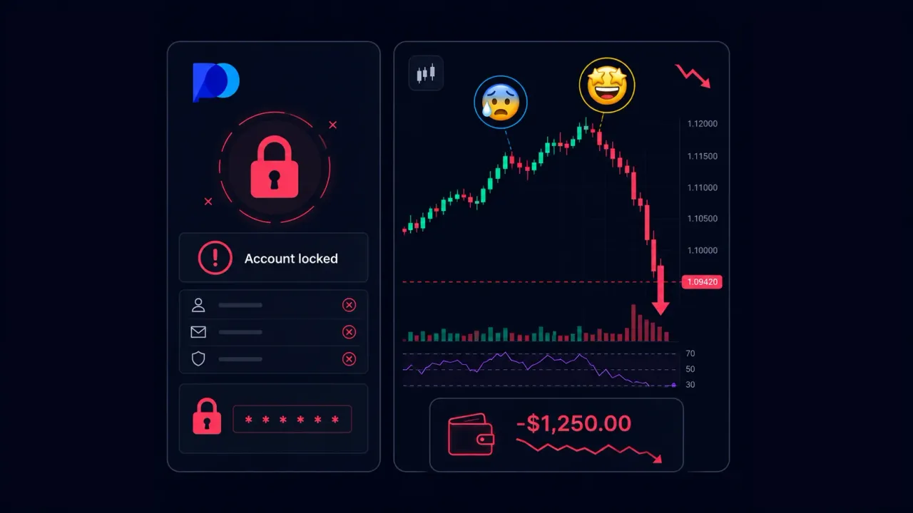 Account blocked: why this happens and how emotions destroy your deposit