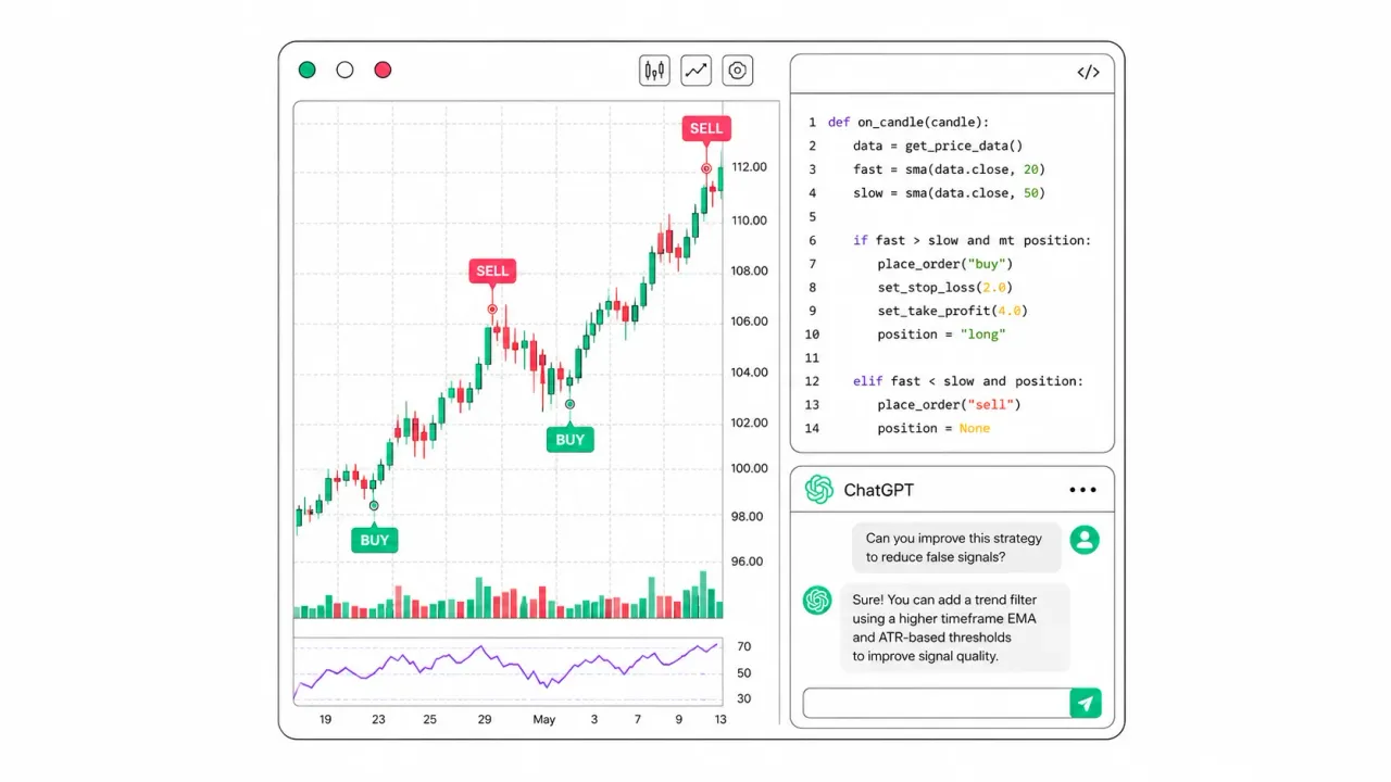 Creating a signal bot in Spectra Charts with BUY and SELL labels