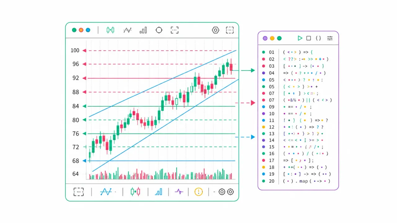 Creating a Visual Tool for Spectra Charts with Line Drawing on the Chart