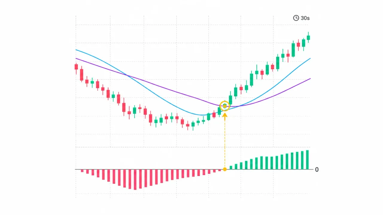 Trading Bot OverZero Flip 30s–1m — powerful signals from crossover detection