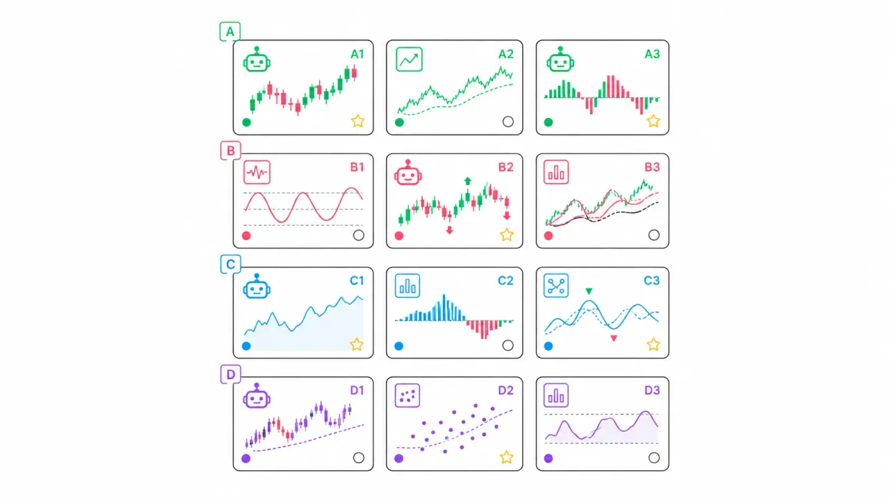 Complete catalog of PoSignals tools — bots and indicators
