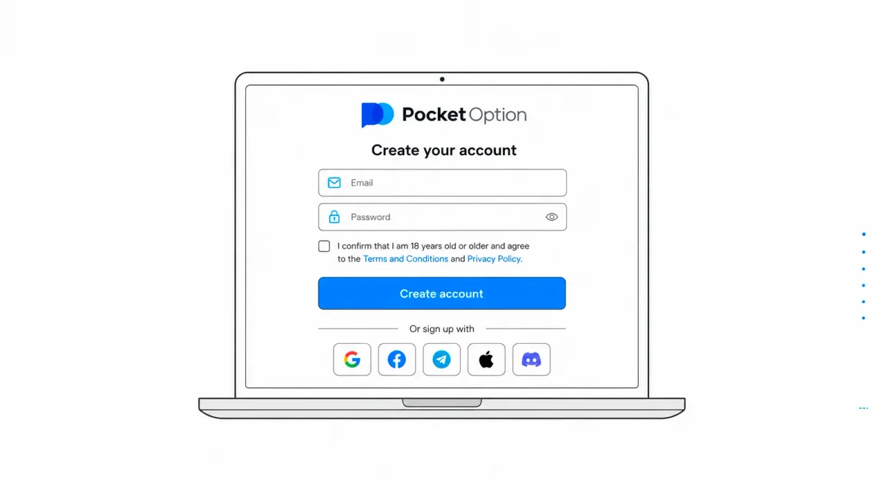 How to register on the Pocket Option exchange