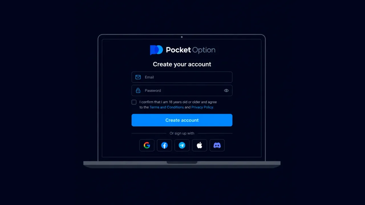 How to register on the Pocket Option exchange