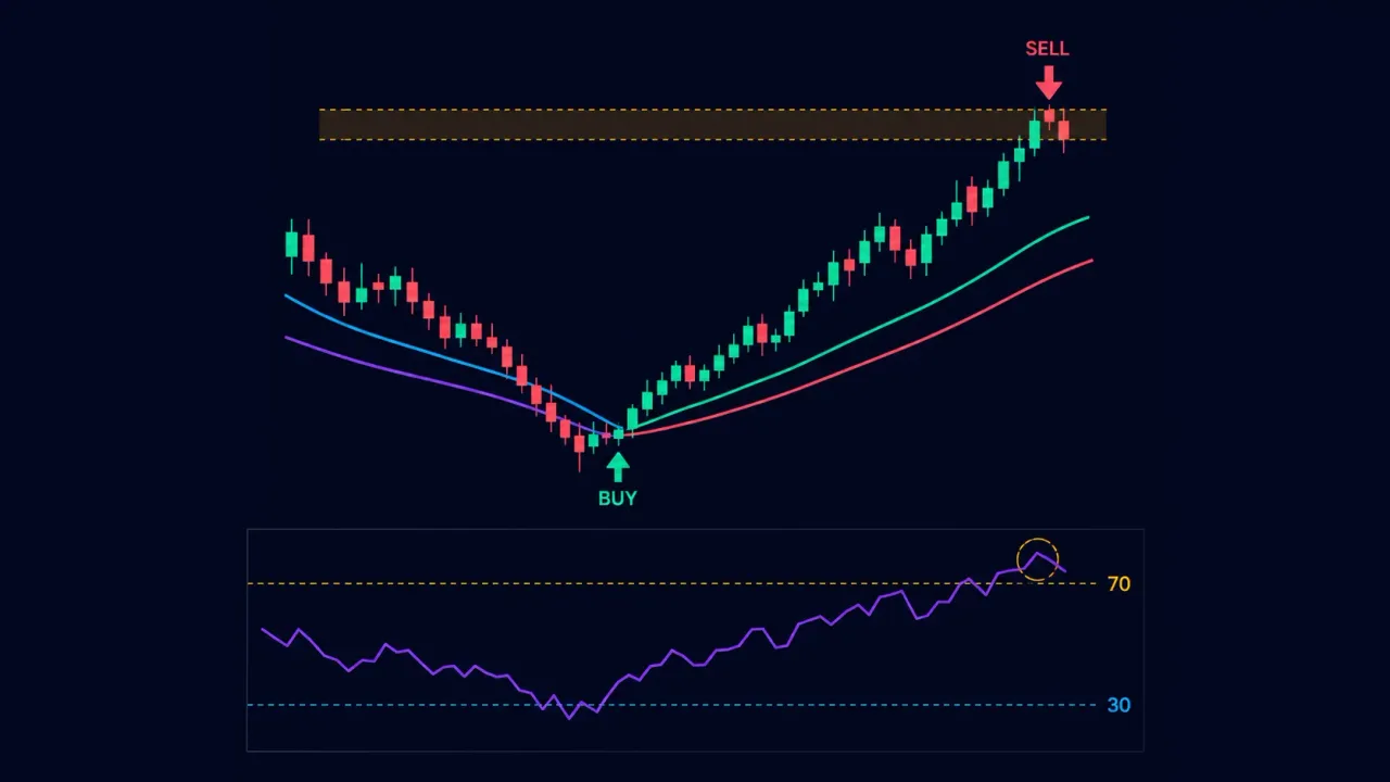Trading Bot RSI Classic — entry signals based on oversold and overbought levels