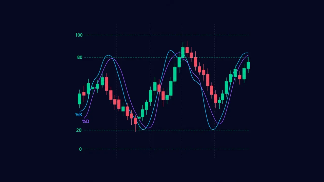 Stoch Levels Overlay — classic stochastic oscillator over the chart