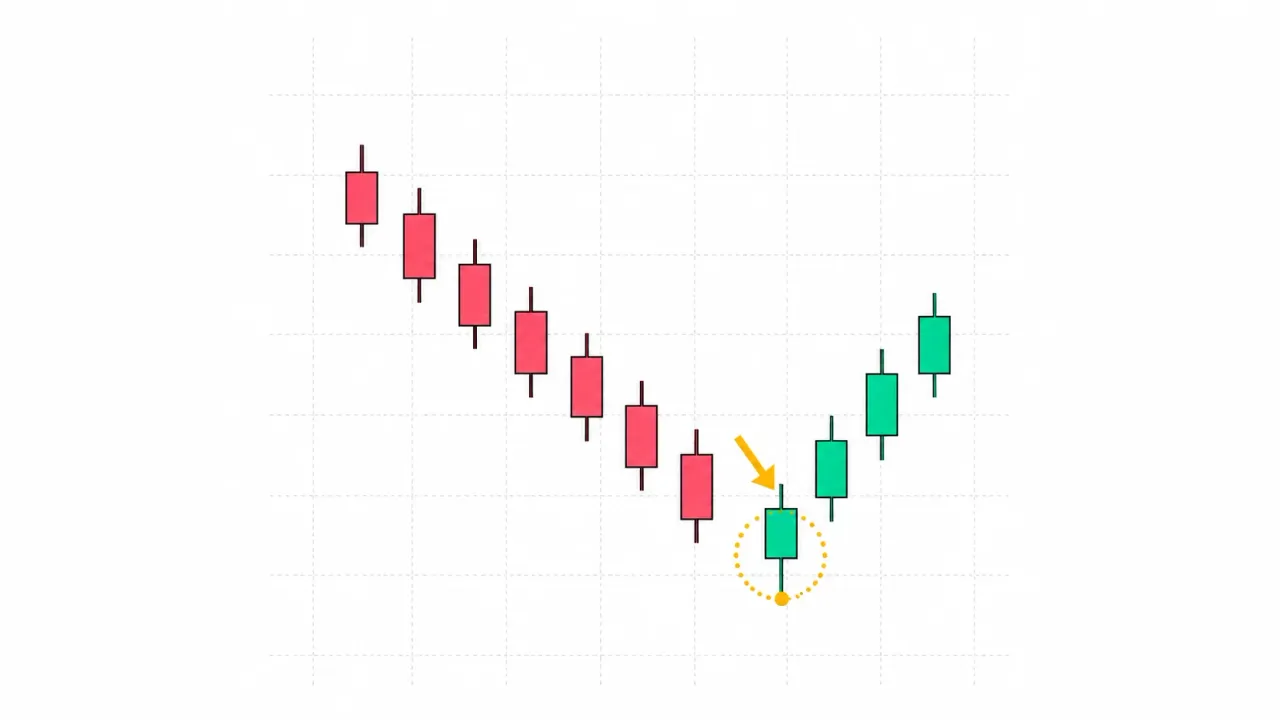 Trading Bot Streak Hunter — entry against a streak of same-colored candles