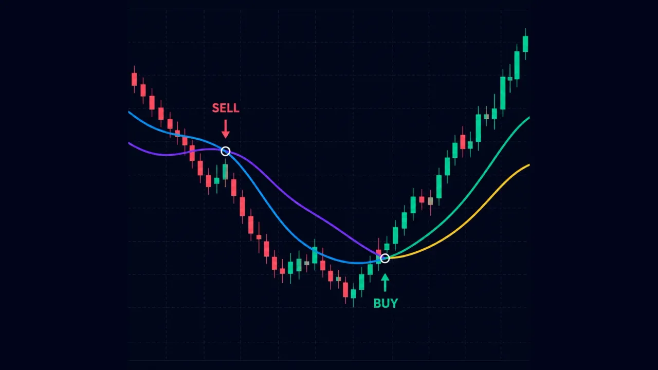 Indicator Trend Signals — moving average crossovers for a quick view of the current trend
